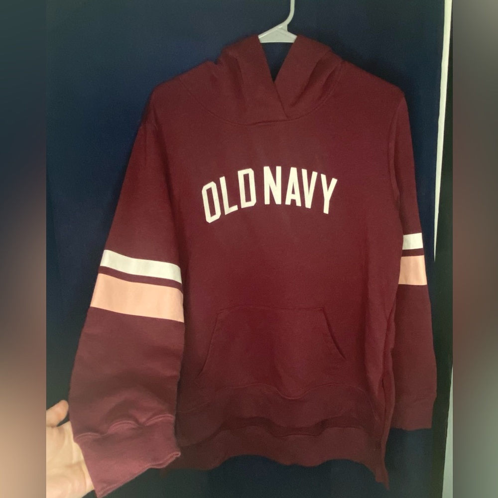 Old Navy - Women’s Large “Old Navy” Logo Pullover Campus Hoodie